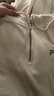 FILA 斐樂(lè )官方連衣裙2025年秋季新品長(cháng)款連帽打底衛衣長(cháng)裙子 麥稈米色-BG XL 175/92A/XL 曬單實(shí)拍圖