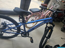 喜德盛兒童自行車(chē)小王子變速車(chē)7速青少年學(xué)生通勤運動(dòng)騎行單車(chē)藍銀色 曬單實(shí)拍圖