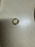 AJIDOU阿吉豆耳釘金屬肌理質(zhì)感耳圈歐美高級感耳飾小眾輕奢生日禮物金色 曬單實拍圖