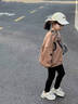 貓人兒童打底褲女童加絨加厚秋冬季新款高腰鯊魚褲學(xué)生外穿保暖褲子 黑色【加絨加厚-蓄熱保暖】 160 【身高150-160cm，體重75-90斤】 曬單實(shí)拍圖