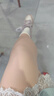 茉尋楊穎同款光腿神器秋冬季加絨保暖肉色打底褲連褲襪連腳中膚色無(wú)絨 曬單實(shí)拍圖