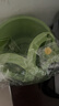 可掛式水槽瀝水籃家用廚房水槽分離食物殘渣過(guò)濾籃水果清洗濾水籃 綠色+黃色【一按即倒/不臟手】 曬單實(shí)拍圖