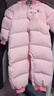 巴拉巴拉童裝嬰兒羽絨服連體衣2025寶寶冬裝加厚哈衣爬服萌趣208425120214 曬單實拍圖