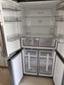 美的（Midea）慧鮮480升雙變頻一級(jí)能效十字四開(kāi)門(mén)雙開(kāi)對(duì)開(kāi)門(mén)超薄家用471姐妹款電冰箱風(fēng)冷大容量國(guó)家補(bǔ)貼20% BCD-480WSPZM(E) 曬單實(shí)拍圖
