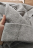 Olrain歐芮兒法式針織衫女秋冬新款翻領(lǐng)中長(cháng)款毛衣外套開(kāi)衫 灰色 L 曬單實(shí)拍圖