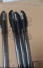 斑馬牌（ZEBRA）中性筆 0.5mm子彈頭簽字筆 學(xué)生標記筆走珠水性筆 C-JJ100 JELL-BE 黑色 5支裝 曬單實(shí)拍圖