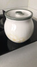 瀨戶(hù)燒豬油罐帶蓋帶過(guò)濾網(wǎng)耐高溫家用廚房大容量素雅陶瓷辣椒罐子 【700ML】豬油罐+蓋+勺 曬單實(shí)拍圖