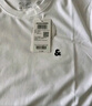 杰克·瓊斯（JACK&JONES）25年男裝短袖T恤男夏季舒適男士T恤涼感多色半袖純色水洗不易走形 本白色A06 M 175 曬單實(shí)拍圖