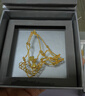 周大福滿天星光珠基礎(chǔ)鏈毛衣鏈足金黃金項(xiàng)鏈女送生日禮物 EOF1627 40cm 約2.9g計(jì)價(jià)(工費(fèi)360) 曬單實(shí)拍圖