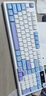 惠普（HP）K500F機械手感鍵盤(pán) 無(wú)線(xiàn)藍牙三模靜音 多功能旋鈕辦公游戲臺式電腦筆記本通用鍵盤(pán) 三拼藍色  曬單實(shí)拍圖