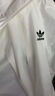adidas情侶款復(fù)古風梭織立領(lǐng)夾克外套男女秋季阿迪達斯官方三葉草 亮白 L 曬單實拍圖