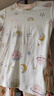 舒貝怡嬰兒衣服兒童內衣套裝純棉寶寶睡衣秋款分體家居服秋衣秋褲粉100 曬單實(shí)拍圖