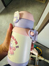 樂(lè)扣樂(lè)扣兒童保溫杯上學(xué)吸管水杯6-12歲喝水杯子女孩幼兒園兒童水杯 曬單實(shí)拍圖