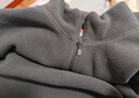 探拓（TECTOP）抓絨衣 戶(hù)外加厚保暖男抓絨衣純色立領(lǐng)半開(kāi)衫柔軟舒適抓絨衣 MZRY033 男款灰色 L 曬單實(shí)拍圖