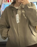 優(yōu)衣庫女裝休閑連帽短外套/時尚百搭25秋冬新款479229 33 卡其色 M /160/84A 曬單實(shí)拍圖