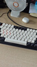 紅龍（REDRAGON）KS99 有線(xiàn)/無(wú)線(xiàn)/藍牙三?？椭苹瘷C械鍵盤(pán) 全鍵熱插拔 gasket結構 游戲辦公鍵盤(pán) 白黑-龍吟軸 曬單實(shí)拍圖