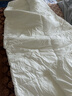 MUJI暖柔 冬被 被子被芯秋冬被 白色 雙人用200x230cm 曬單實(shí)拍圖