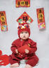 G. DUCKKIDS新生嬰兒衣服開(kāi)春外出服男寶寶春裝針織連體衣嬰幼兒毛衣嬰童哈衣 紅色寶寶單層爬服 73cm (建議14-17斤) 曬單實(shí)拍圖