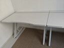杰妮卡實(shí)木電腦桌二段分板臺式電競家用書(shū)桌學(xué)習桌可裝機械臂碳纖維桌子 【Super分板】實(shí)木白色 120*75*75CM【實(shí)木30mm】 曬單實(shí)拍圖