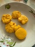 COOKSS寶寶輔食蒸糕模具嬰兒食品級硅膠盒貓爪耐高溫烘焙可蒸煮磨具黃 曬單實(shí)拍圖