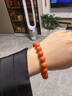 語(yǔ)唐保山南紅瑪瑙手串本命年手鏈云南佛珠柿子紅男女款 【收藏級 一物一證】9mm 曬單實(shí)拍圖