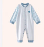 貝肽斯胎脂皮嬰兒衣服春秋季連體衣新生兒男女寶寶長(cháng)袖哈衣爬服新款 曬單實(shí)拍圖