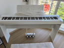 雅馬哈（YAMAHA）P225WH重錘88鍵成人兒童數碼電鋼琴 主機+木琴架+三踏板 曬單實(shí)拍圖
