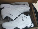 里奇.喬丹   RICKY JORDAN男士鞋秋冬加絨運動(dòng)鞋男中年爸爸休閑鞋防滑防水大碼旅游鞋牛筋底 9035白色【皮面防水】 41 曬單實(shí)拍圖