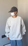 唐號（tanghao）cleanfit立體裁剪美式衛衣男春季新款解構設計感寬松圓領(lǐng)上衣外套 黑色 XL 曬單實(shí)拍圖