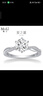 MoLi河南人工培育鉆石鉑金18K金六爪扭臂求婚鉆戒指婚戒大克拉IGI證書(shū) 銀培育主鉆D色VVS/3EX/證書(shū)禮盒 50分優(yōu)品鉆 曬單實(shí)拍圖