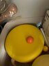 皇寵大眼萌寶寶輔食碗 兒童注水保溫碗吸盤(pán)碗 PPSU雙內膽碗克洛黃 曬單實(shí)拍圖