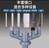潛水艇（Submarine）洗衣機下水三通陽(yáng)臺洗衣機地漏專(zhuān)用接頭烘干掃地機排水管四通防臭 C8-槍灰丨下水管+洗烘套+掃地機 曬單實(shí)拍圖