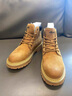 JEEP馬丁靴男2025冬季新款真皮增高厚底靴子男時(shí)尚工裝高幫大黃靴男 土黃色(運動(dòng)碼) 41 (255mm) 曬單實(shí)拍圖
