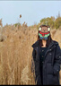 宏資琦羽絨棉服女冬季2025新款加厚中長(cháng)款棉衣外套寬松過(guò)膝長(cháng)款棉襖超厚 黑色 S （建議85—100斤） 曬單實(shí)拍圖