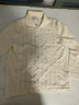 ERDOS 春夏精紡翻領(lǐng)中式風(fēng)百搭寬松針織衫女開(kāi)衫羊絨衫 白 160/84A/M 曬單實(shí)拍圖