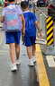 青青世界深圳校服小學(xué)生夏運短袖（男） 130 曬單實(shí)拍圖