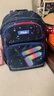 FILA【蝶翼】斐樂(lè )兒童雙肩背包男女小童減負小學(xué)生學(xué)院書(shū)包 傳奇藍-NV M 曬單實(shí)拍圖