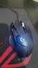 羅技（G）G502 HERO 主宰者 電競游戲鼠標 有線(xiàn)鼠標 RGB炫彩燈光  機械配重競技FPS吃雞宏cf吃雞鼠標 G502H+藍白貼紙+鼠標墊 曬單實(shí)拍圖