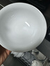 景德鎮（jdz）官方店陶瓷飯碗高溫白瓷餐具套裝吃飯碗家用純色瓷器10只組合禮品 流霜飯碗10個(gè)組合 曬單實(shí)拍圖