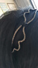 Royal sasa皇家莎莎發(fā)箍寬邊頭箍仿水晶蕾絲網(wǎng)布藝發(fā)夾發(fā)卡頭飾品頭花 曬單實(shí)拍圖