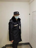伊靚裝冬季加長(cháng)羊絨保安軍棉大衣工作服定制logo保暖防寒服棉衣安保棉服 （無(wú)反光條）中長(cháng)多功能黑色大衣 【羊羔絨】 XL /175 曬單實(shí)拍圖