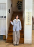 Columbia哥倫比亞25秋冬新品女銀點(diǎn)熱能抓絨內膽三合一防水沖鋒衣XR2855 031 卷云灰 M(160/84A) 曬單實(shí)拍圖