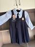 可英 GOWINBABY女童學院風連衣裙2025秋季朱迪兔子警官衣服兒童jk套裝裙夏季裙子 藍色秋季套裝（加領帶） 110 （適合身高100cm-110cm） 曬單實拍圖