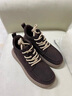Aokang男士高幫板鞋2025冬季新款高端休閑鞋英倫潮流板鞋厚底增高男鞋 褐色 41 標準運動(dòng)鞋碼 曬單實(shí)拍圖