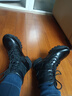 3515中邦男單靴戶(hù)外登山鞋牛皮戰術(shù)靴舒適耐磨男靴中筒工裝靴跑步鞋男 黑色 40 曬單實(shí)拍圖