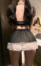 潔絲戀情趣內衣 性感女仆裝制服誘惑日系軟萌洛麗塔情趣睡衣sm角色扮演 夫妻刺激房事變態(tài)情趣套裝（均碼80-130斤） 曬單實(shí)拍圖