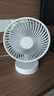 Hulker 大扇面桌面小風(fēng)扇USB可充電臺式辦公室學(xué)生宿舍床頭大風(fēng)力便攜電風(fēng)扇 升級七葉羽靜音風(fēng)扇 【6寸充電款】1800毫安時(shí) 曬單實(shí)拍圖