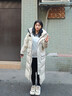 波司登25年冬鵝絨羽絨服男女情侶同款寬松超長(cháng)款極寒明星同款外套 曬單實(shí)拍圖