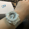 卡西歐（CASIO）BABY-G 多功能雙顯 BA-110CR深海珊瑚透明防水炫彩運動(dòng)女士手表 BA-110XCR-7APR 曬單實(shí)拍圖