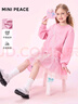 MiniPeace太平鳥(niǎo)童裝秋新女童連衣裙FBFAF3219 優(yōu)雅粉 110cm 曬單實(shí)拍圖